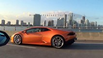 Lamborghini Huracan Spyder Test Drive LOUD Accelerations Downshifts & Revs at Lamborghi