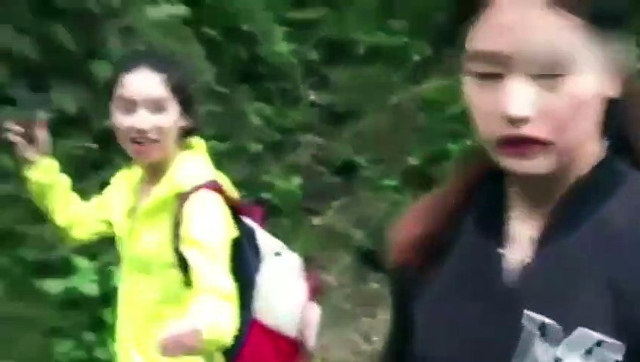 RAW  Monkey steals woman’s mobile Phone after she gives him nuts at a Chinese