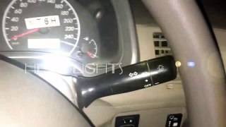 How To Turn On And Use Car Headlights   Headlights Tutorial Hindi Urdu   How To Driv