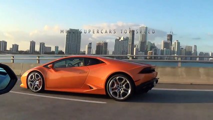 Lamborghini Huracan Spyder Test Drive LOUD Accelerations Downshifts & Revs at Lamborghini M