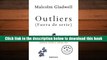 Popular Book  Outliers (Fuera de serie)/Outliers: The Story of Success: Por qu? unas personas