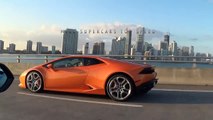 Lamborghini Huracan Revving Trump Huracan You're Fired Trumpracan at Cars and Coffee P