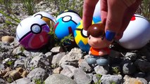 Superheroes and Pokeball - Pokemon GO! Surprise Eggs Poke
