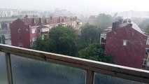 Skopje storm 06.08.2015  Skopje nevreme 06.08.2