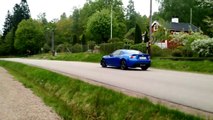 Girl driving Subaru BRZ, with Milltek