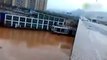 WATCH  Two Boats crash into a Bridge in China after being swept away by flood