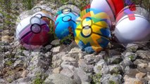 Superheroes and Pokeball - Pokemon GO! Surprise Eggs Pokeball