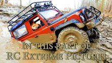 RC Trucks MUD OFF Road Rescue and Stuck — RC Jeep Wrangler Rubicon VS Land Rover Defender 90 Par