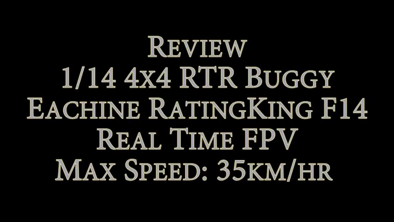 Best Mini FPV RC Car 4x4 — Eachine RatingKing F14 Real Time FPV