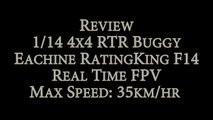 Best Mini FPV RC Car 4x4 — Eachine RatingKing F14 Real Time