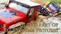 Rescue Stuck In The MUD — RC Jeep Wrangler Rubicon VS Land Rover Defender 90 — RC Extreme Pi