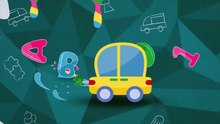 Learning Heavy & Construction Vehicles   Vehicles Name & Sound for Kids by Santa Claus - Bab