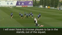 Zidane admits selection difficulty for UEFA Champions League final