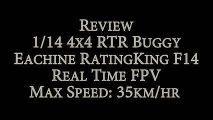 Best Mini FPV RC Car 4x4 — Eachine RatingKing F14 Real Time FPV Bug