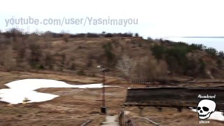 Found an old abandoned bobsled track near dam. Exploring old olympic bobslei