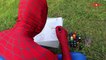 Bagger kinderfilm   Lernen Farben mit spiderman   Bau - Spielzeug Videos für Kin