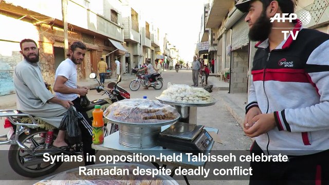 Syrians mark Ramadan festivities in rebel-held Homs province