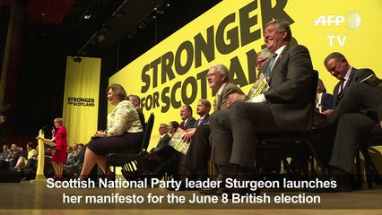 Scottish National Party launches manifesto for the election