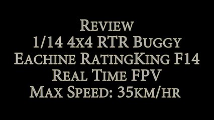 Best Mini FPV RC Car 4x4 — Eachine RatingKing F14 Real Time FPV Bu