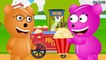 Mega Gummy Bear Blowing Bubbles Finger Family Song Nursery Rhymes For Children   Bear