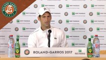 Roland-Garros 2017 : 1T conférence de presse Novak Djokovic