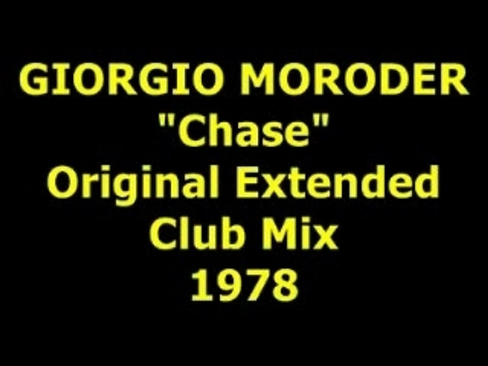 GIORGIO MORODER  "Chase"  1978