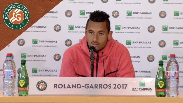 Roland-Garros 2017 : 1T conférence de presse Nick Kyrgios