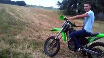  Dirt Bike Wrecks   Catches Fire  and Broken Bones  2017