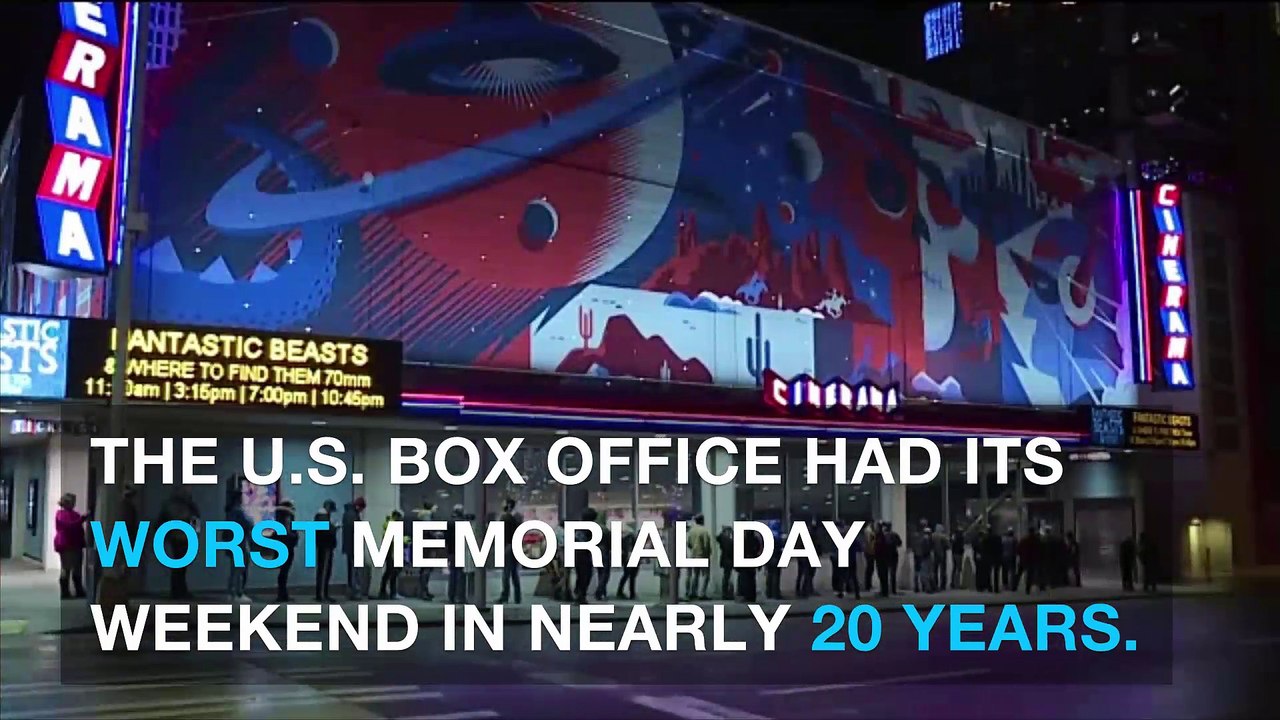US Box Office has its worst Memorial Day weekend since 1999