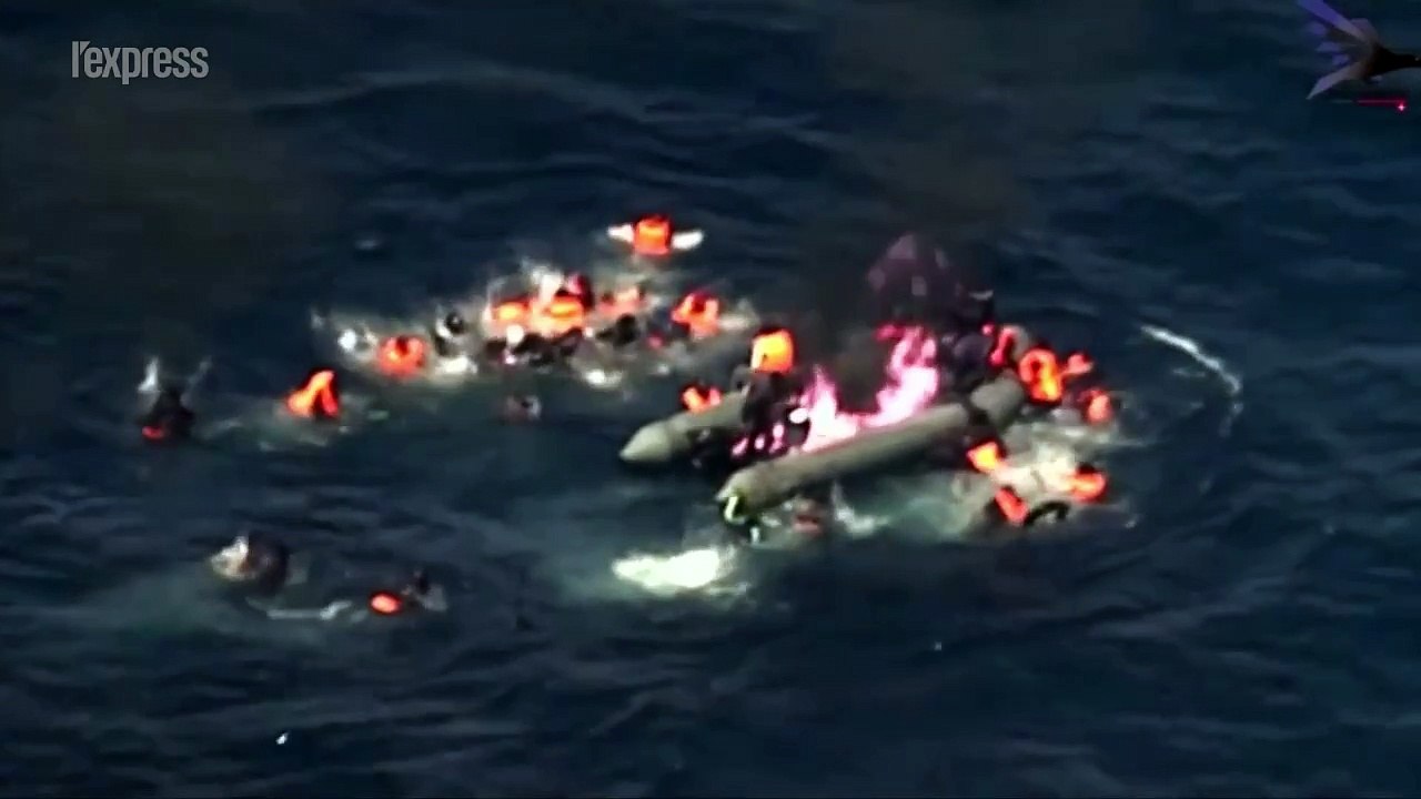34 migrants sauvés d'un bateau en feu en Méditerranée