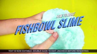 How to Make Crunchy Fishbowl Slime! DIY Crunchy Sl