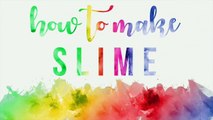 How to Make SLIME WITHOUT Glue OR Borax! 2 Ways Easy Sli
