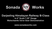 Walschaerts Valve gear on 1 3 scale DHR B-Class eng