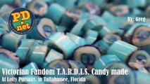 T.A.R.D.I.S. hand made candy at Lofty Pursuits,  It's tastier on the insid