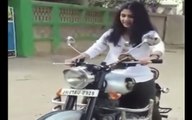 Woman Ride Motorbikes Best Skill Riding
