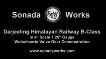 Walschaerts Valve gear on 1 3 scale DHR B-Class en