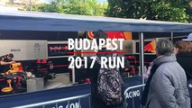 Daniel Ricciardo donuts and burnouts on the streets of Budap