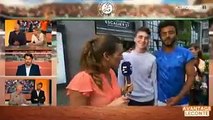 Le tennisman français Maxime Hamou exclu de Roland-Garros après avoir embrassé de force une journaliste en plein direct