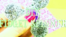 DIY GLITTER FIDGET SPINNER! Spins FAST & Made With Simple Supplies! No Bearing