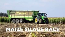 Maize Silage Race 2016   NH FR9050 - Krone ZX560 - JD 7280R - FENDT 939 936   Immin