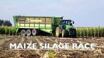 Maize Silage Race 2016   NH FR9050 - Krone ZX560 - JD 7280R - FENDT 939 936   Immink A