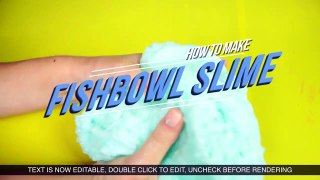 How to Make Crunchy Fishbowl Slime! DIY Crunc