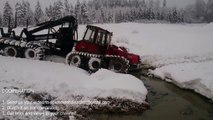 Bog Monters Mega Machines Heavy Equipment Stuck in Swamp Ice Timber Carrier Stalled Tractor M