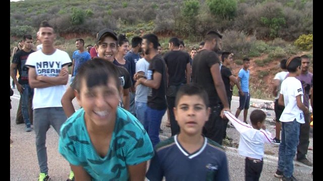 Διαμαρτυρία ΡΟΜΑ στην Καμηλόβρυση Λαμίας