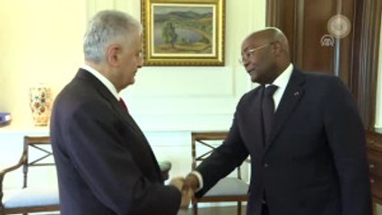 Başbakan Yıldırım, Gabon Dışişleri Bakanı Boubeya'yı Kabul Etti