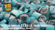 T.A.R.D.I.S. hand made candy at Lofty Pursuits,  It's tastier on th