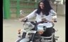 Woman Ride Motorbikes Best Skill Riding
