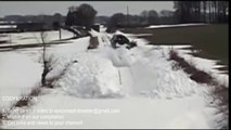 Awesome Powerful Snow Plow Train Blower Through Deep Snow railway tracks Full HD Compilati