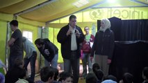 Syrian Refugee Camp, Cyber City - Hygiene Puppet Show in Arabic - Second Puppet S