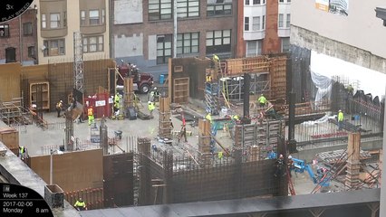 4½-week construction time-lapse  Weeks 137-141  M.O.B. edition  Goin' up another f